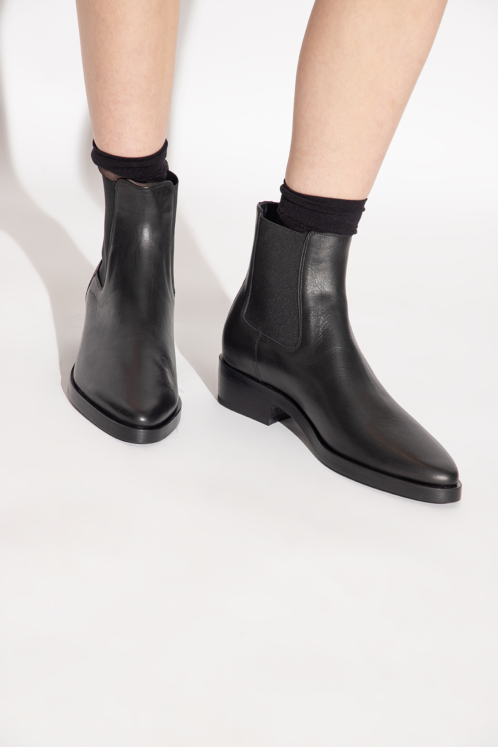 Fear of god black on sale boots